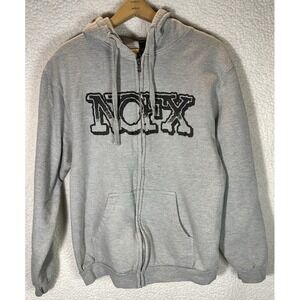Vintage NOFX Zipped Hoodie Front And Back Graphic Sz M